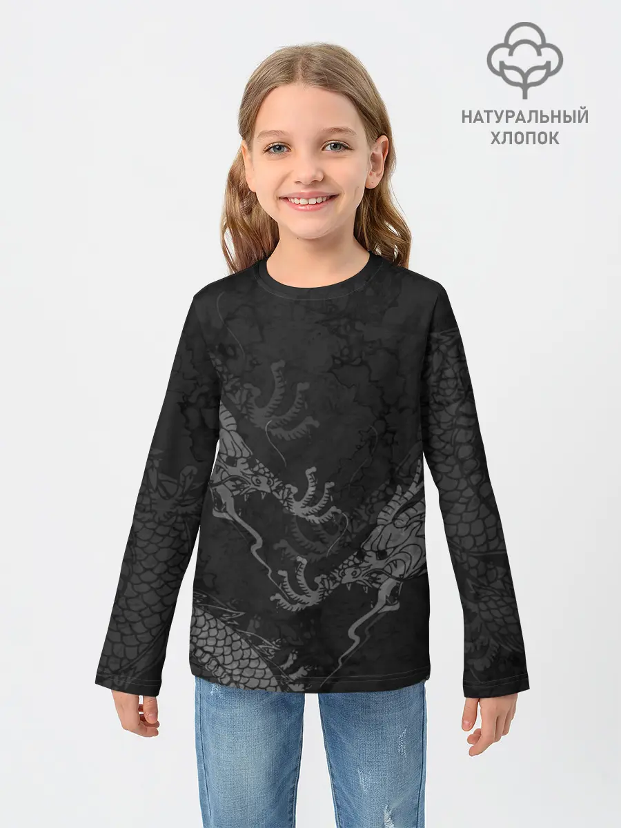 Детский лонгслив / Chinese Dragons