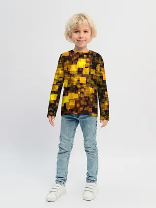 Детский лонгслив / Неоновый взрыв