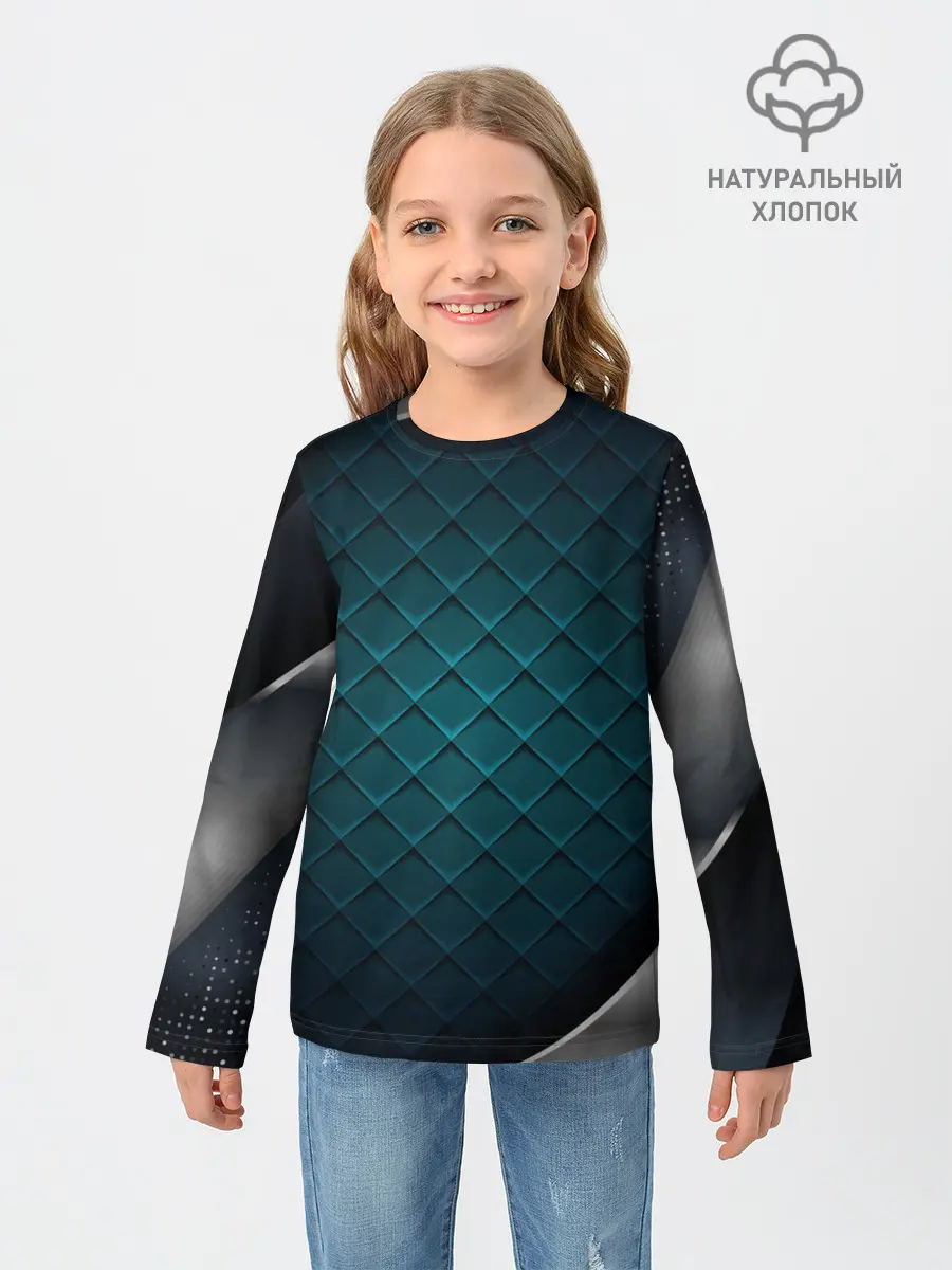 Детский лонгслив / 3D luxury metal