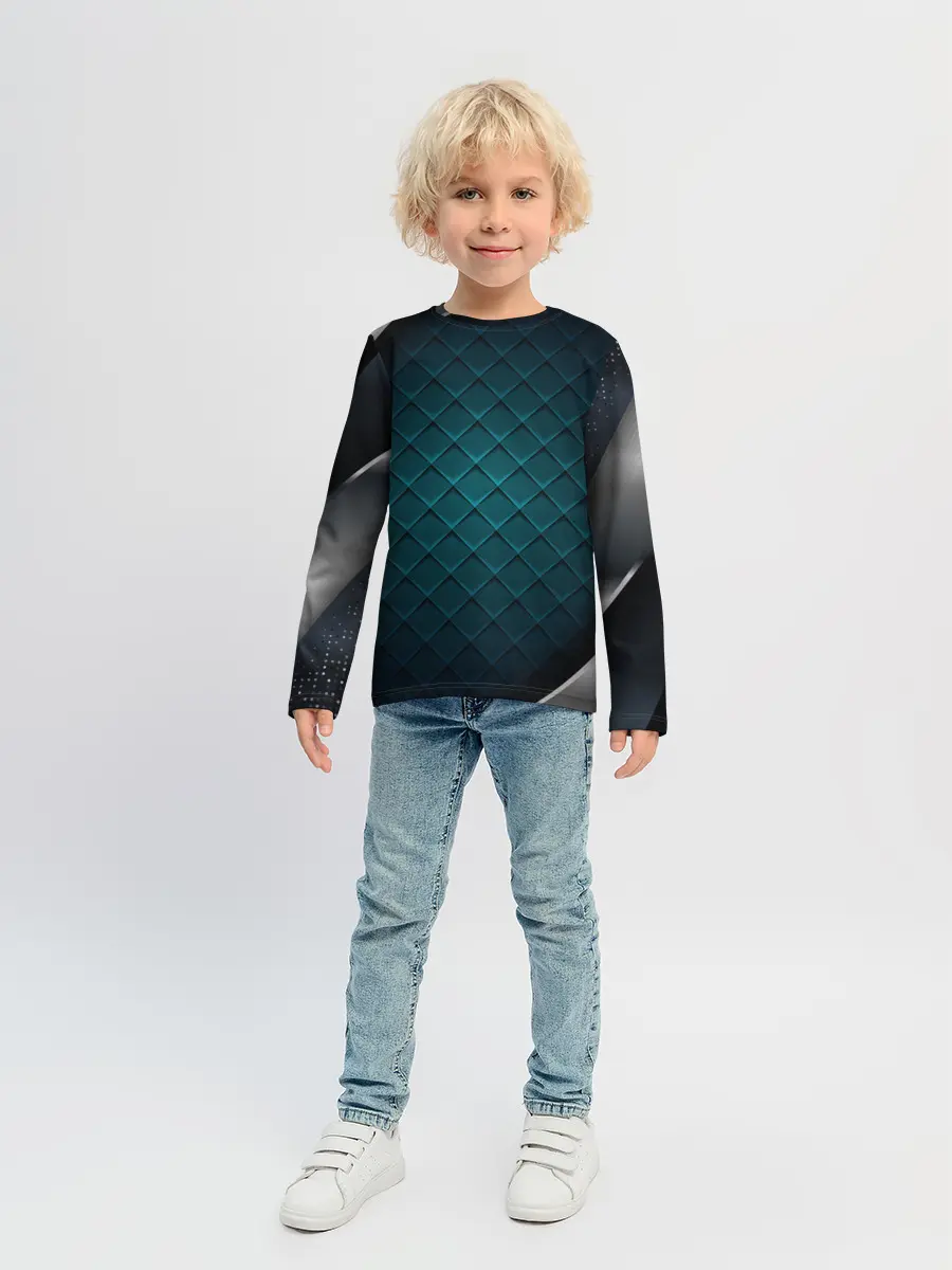 Детский лонгслив / 3D luxury metal