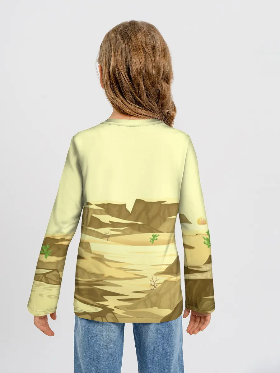 Детский лонгслив / Пустыня