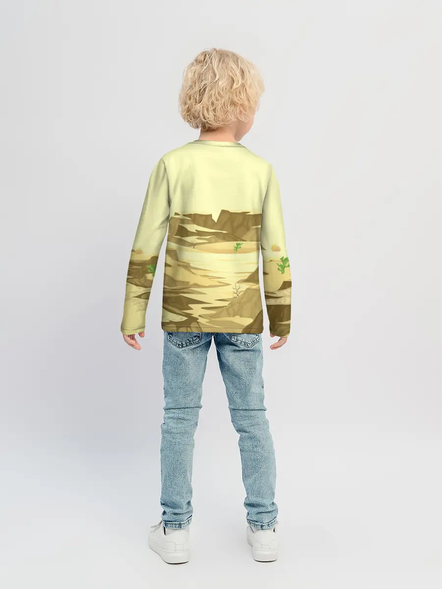 Детский лонгслив / Пустыня