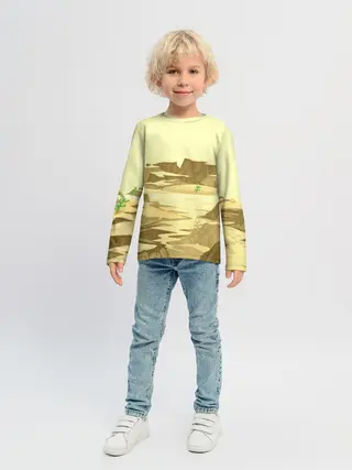 Детский лонгслив / Пустыня