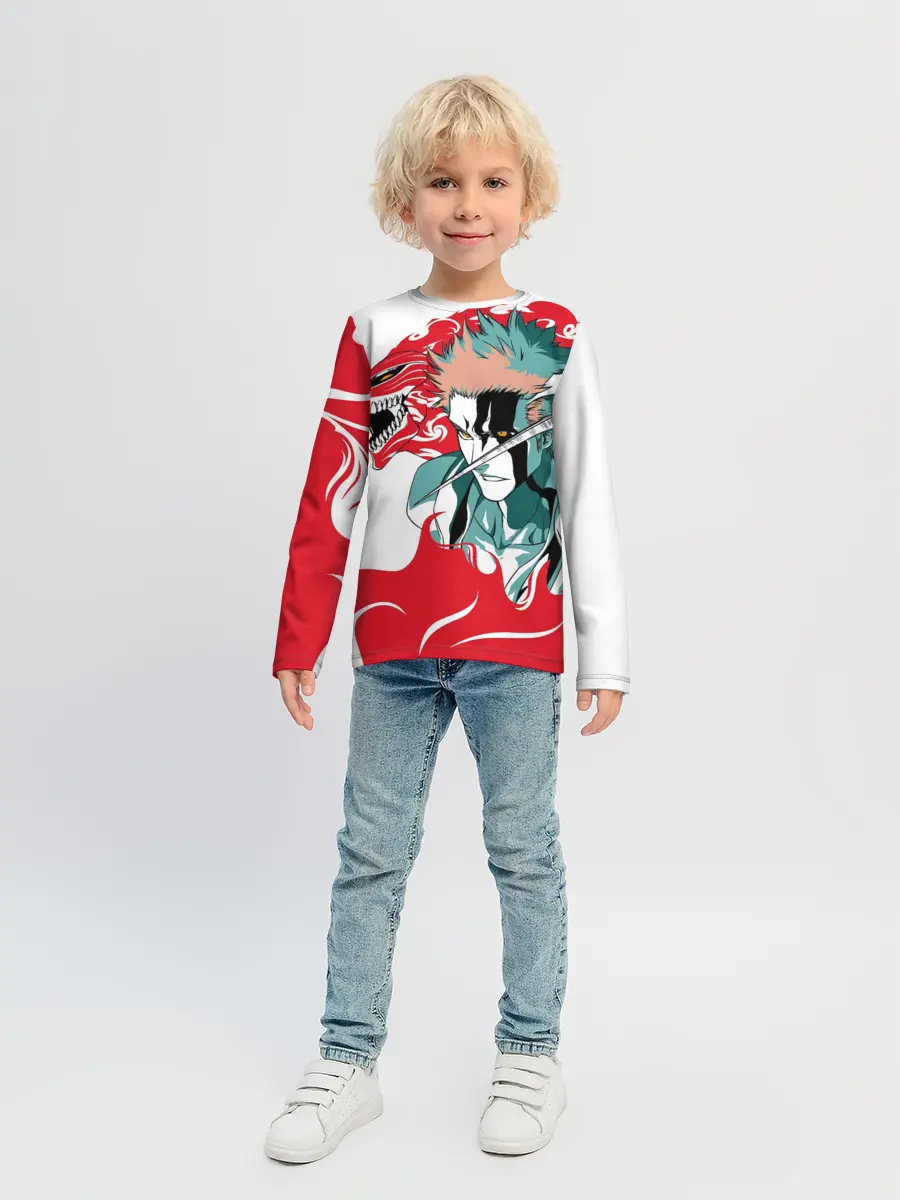 Детский лонгслив / ИЧИГО ДЕМОН | BLEACH | БЛИЧ