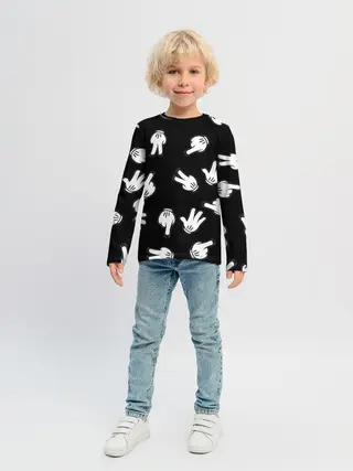 Детский лонгслив / Множество рук