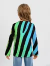 Детский лонгслив / Радужная зебра