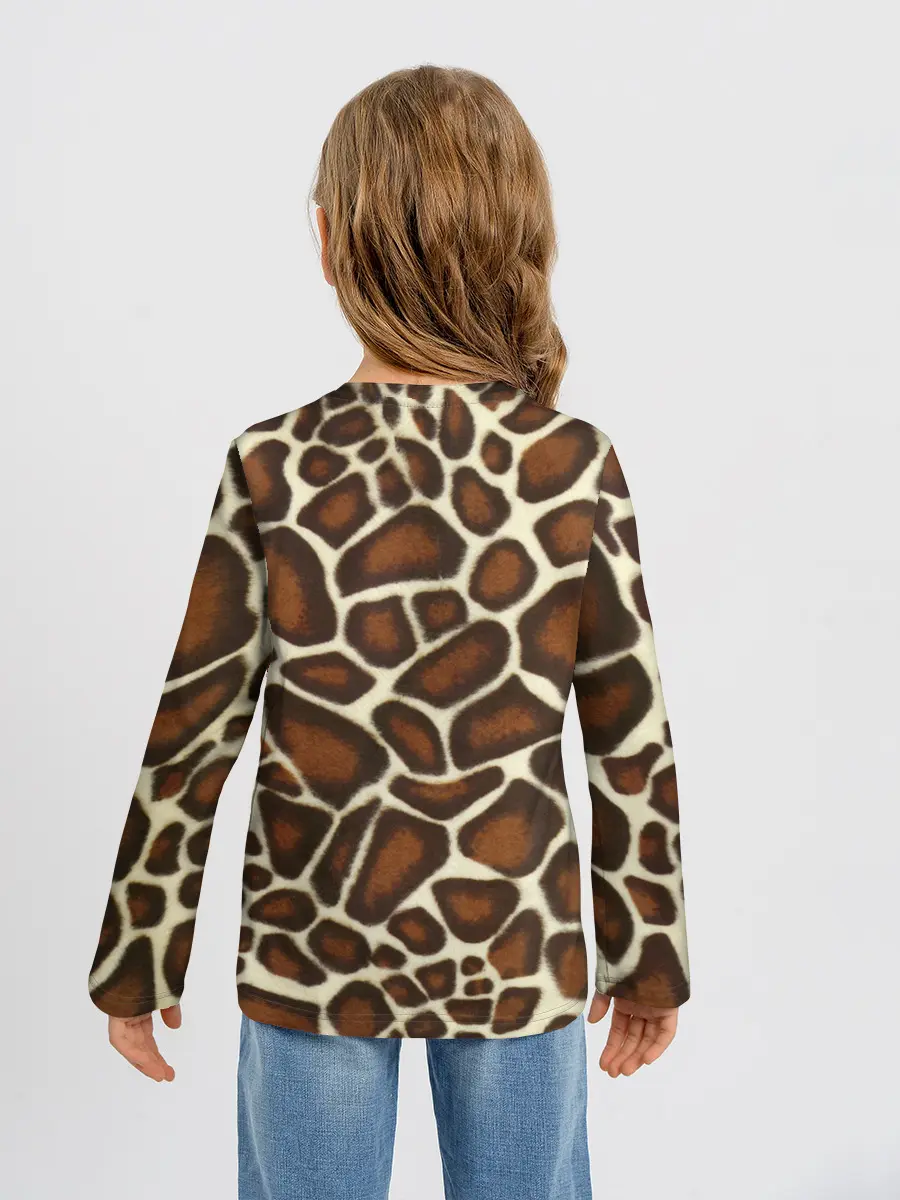 Детский лонгслив / Жираф
