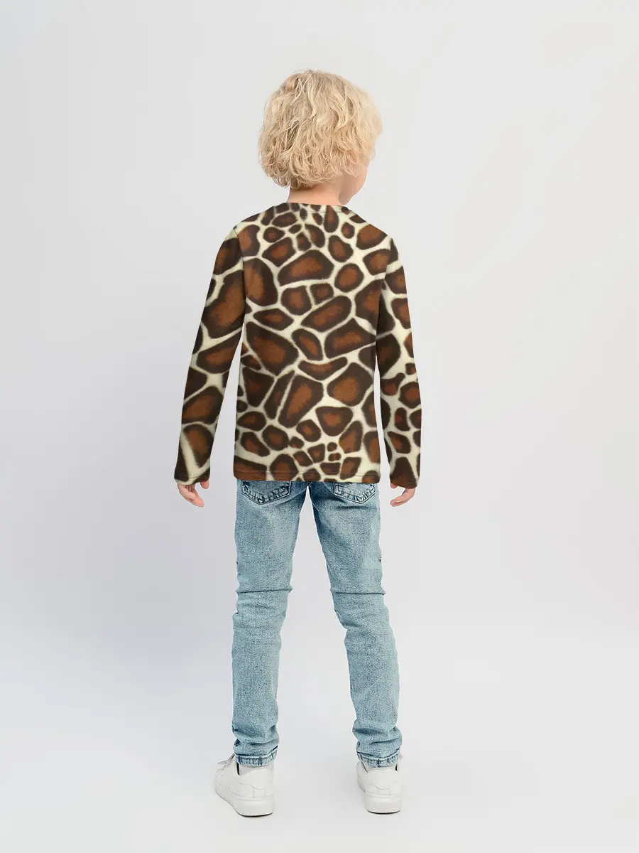 Детский лонгслив / Жираф