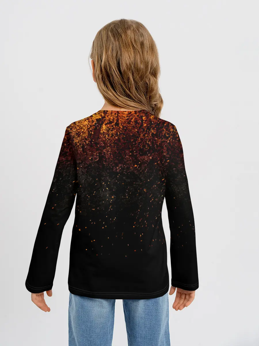 Детский лонгслив / Кёджуро Ренгоку Kimetsu no Yaiba