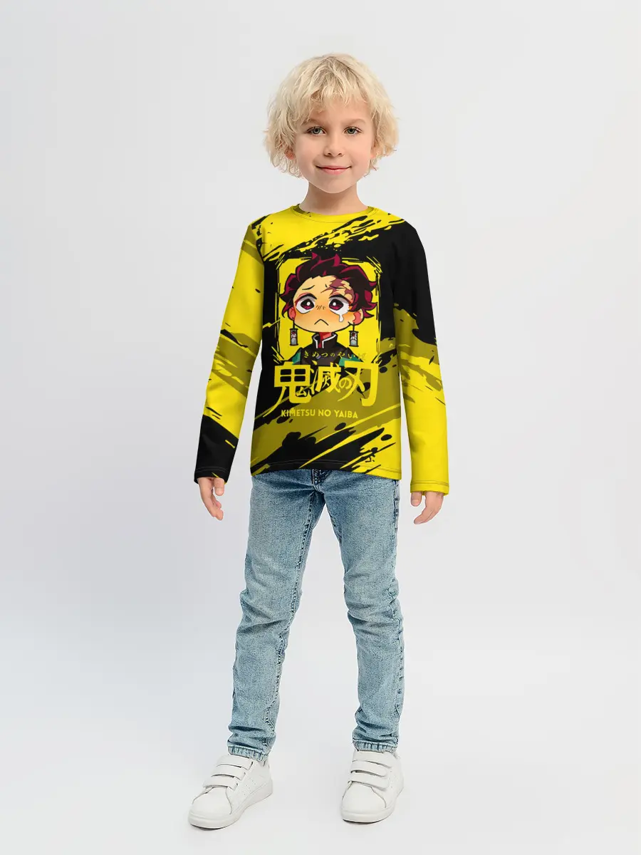 Детский лонгслив / Танджиро Камадо Kimetsu no Yaiba