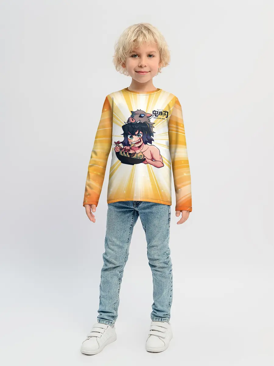Детский лонгслив / Иноске Хашибира Kimetsu no Yaiba