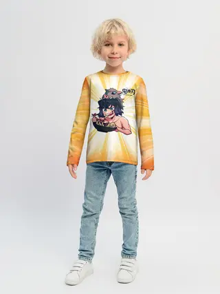 Детский лонгслив / Иноске Хашибира Kimetsu no Yaiba