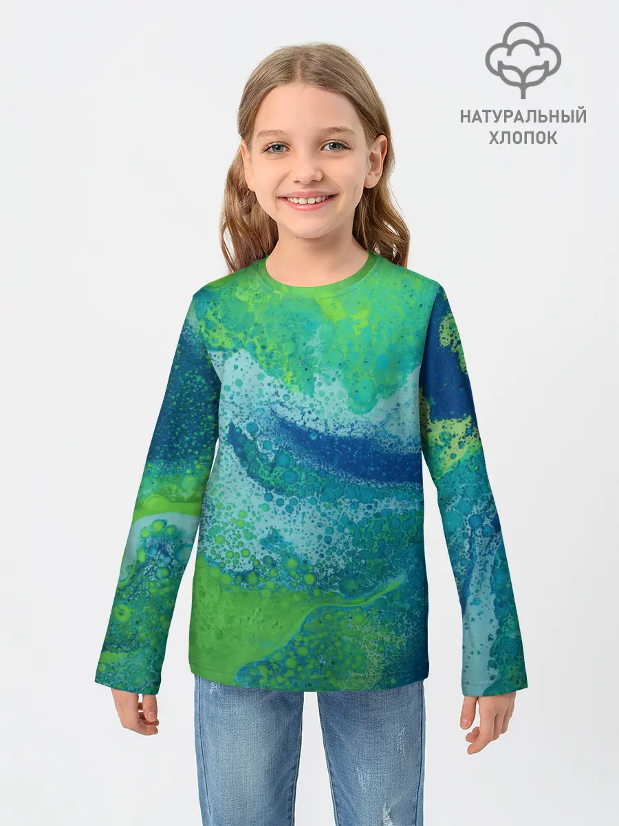 Детский лонгслив / Художественная Тина