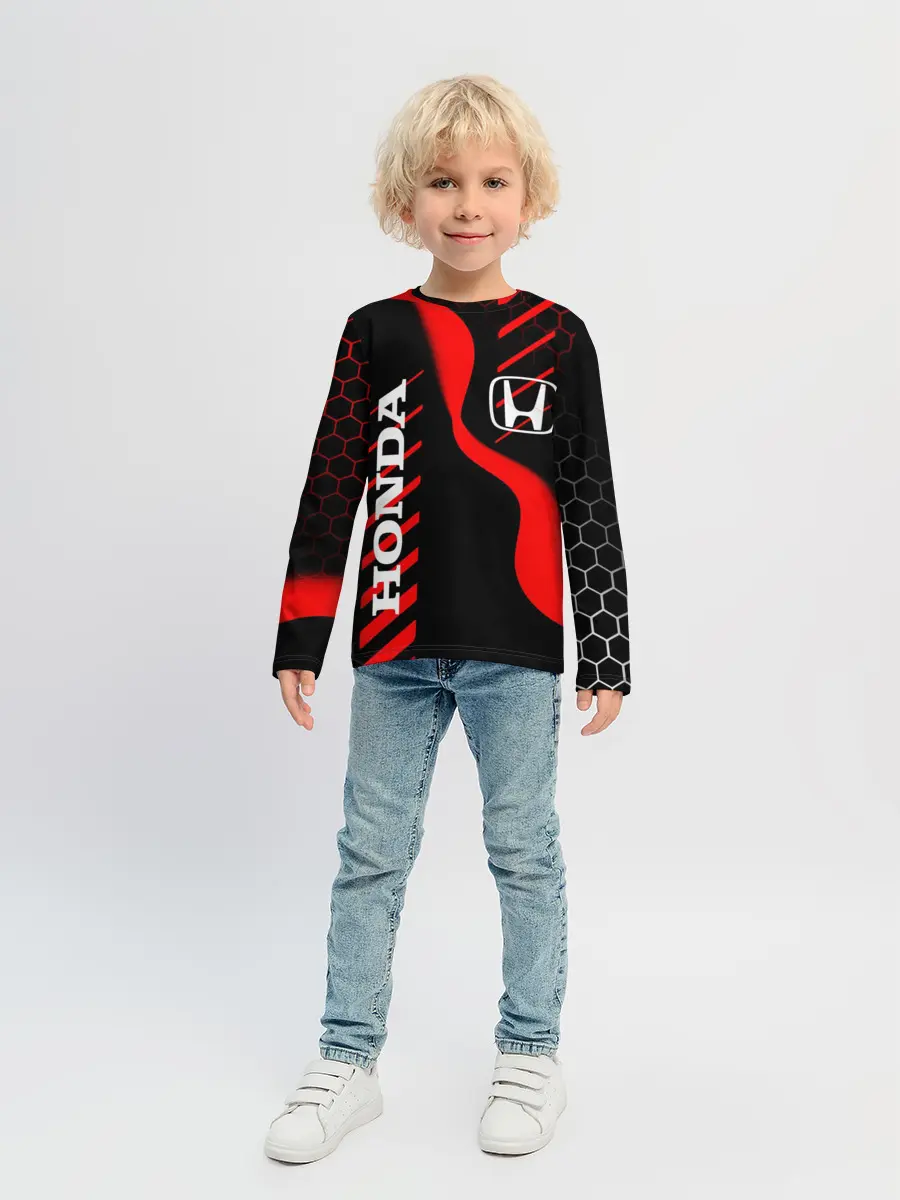 Детский лонгслив / HONDA / ХОНДА / СПОРТ
