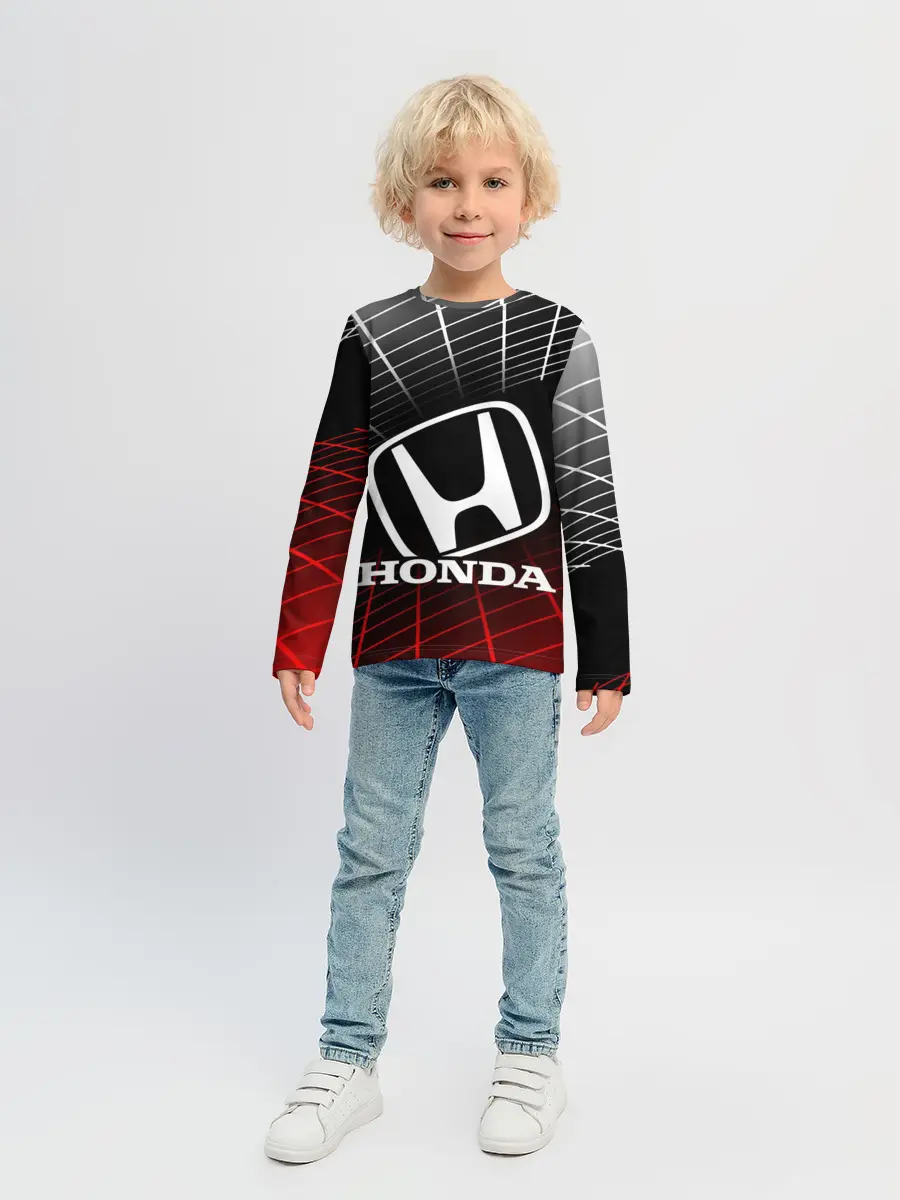 Детский лонгслив / HONDA / ХОНДА / СЕТКА