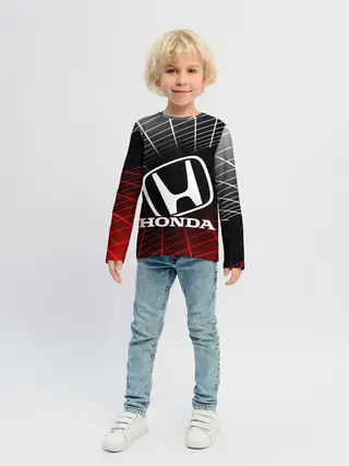 Детский лонгслив / HONDA / ХОНДА / СЕТКА