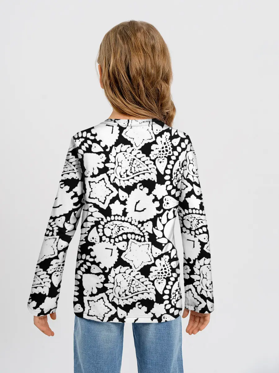 Детский лонгслив / Фракталы