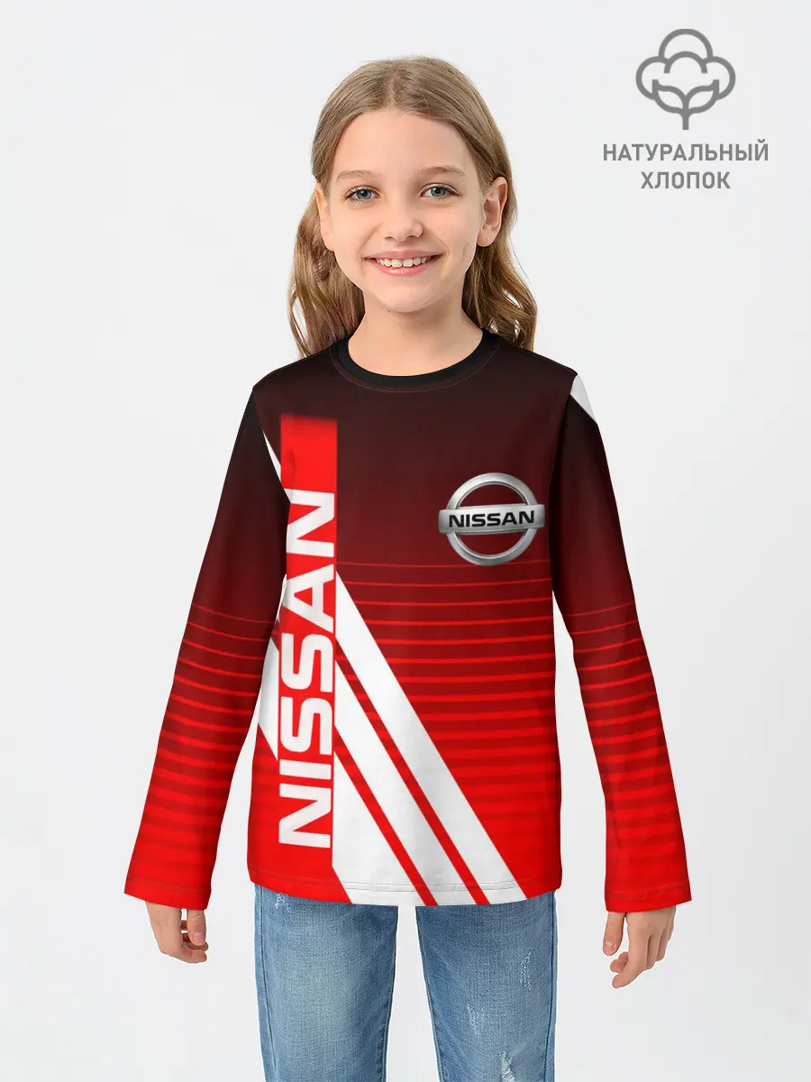 Детский лонгслив / NISSAN / НИССАН / СПОРТ
