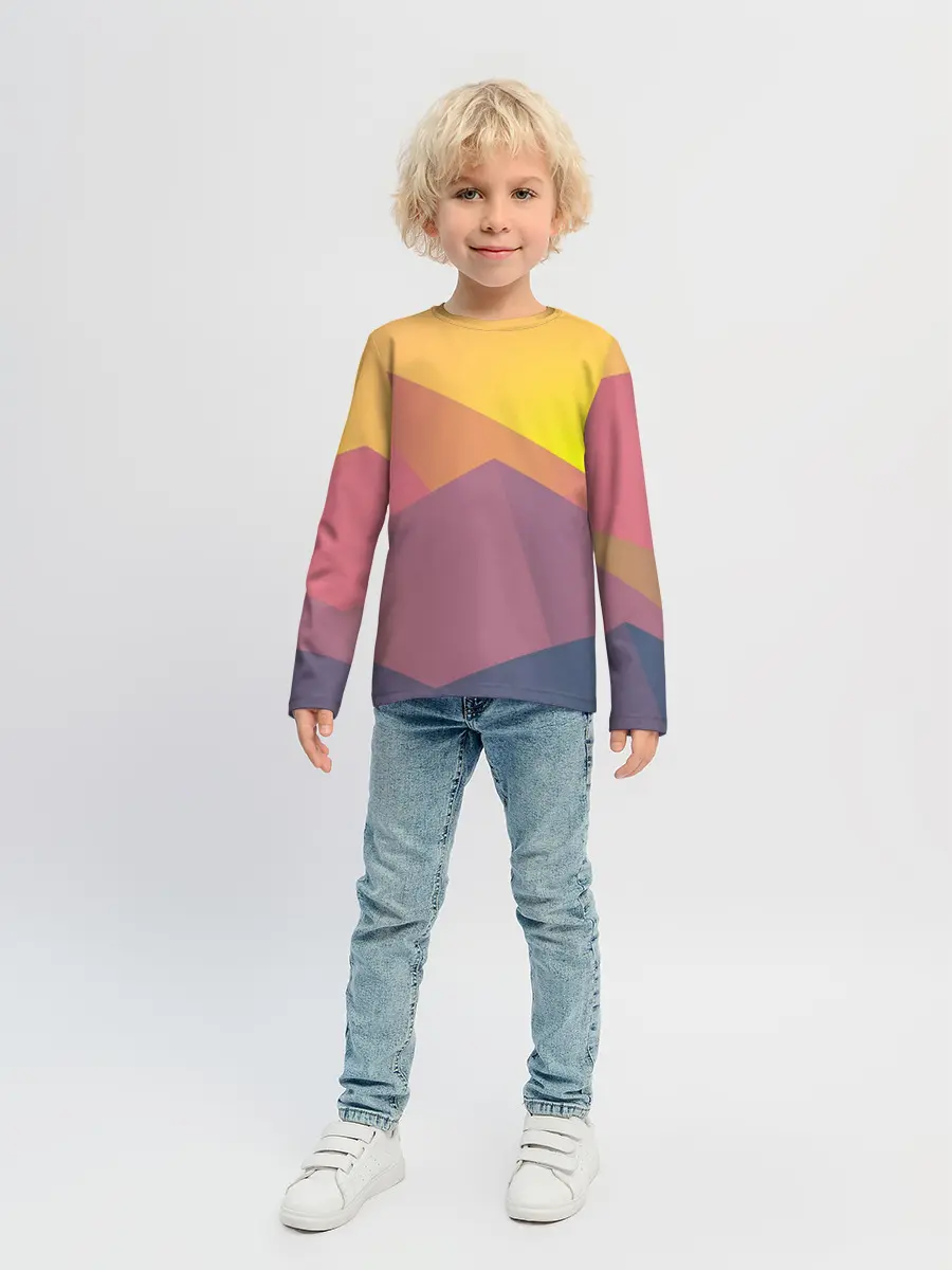 Детский лонгслив / Векторный Египет