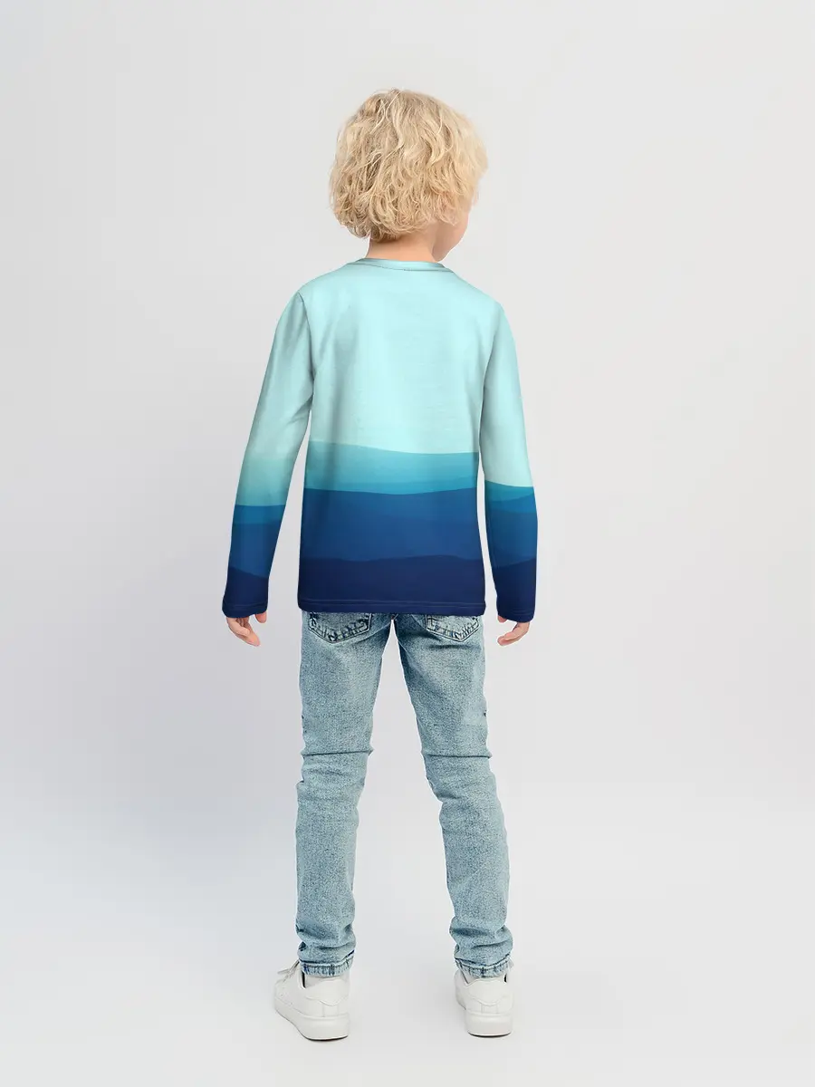 Детский лонгслив / Море