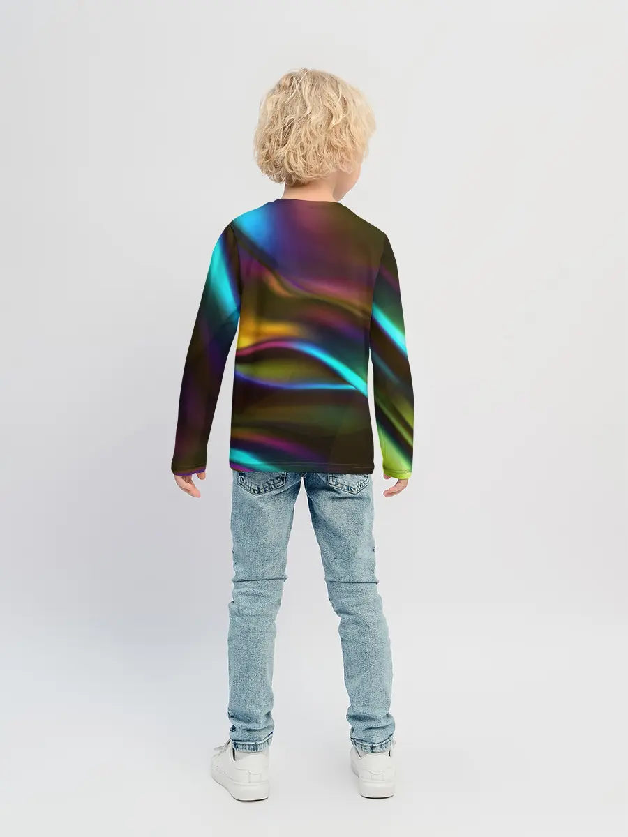 Детский лонгслив / Градиент