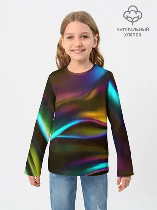 Детский лонгслив / Градиент