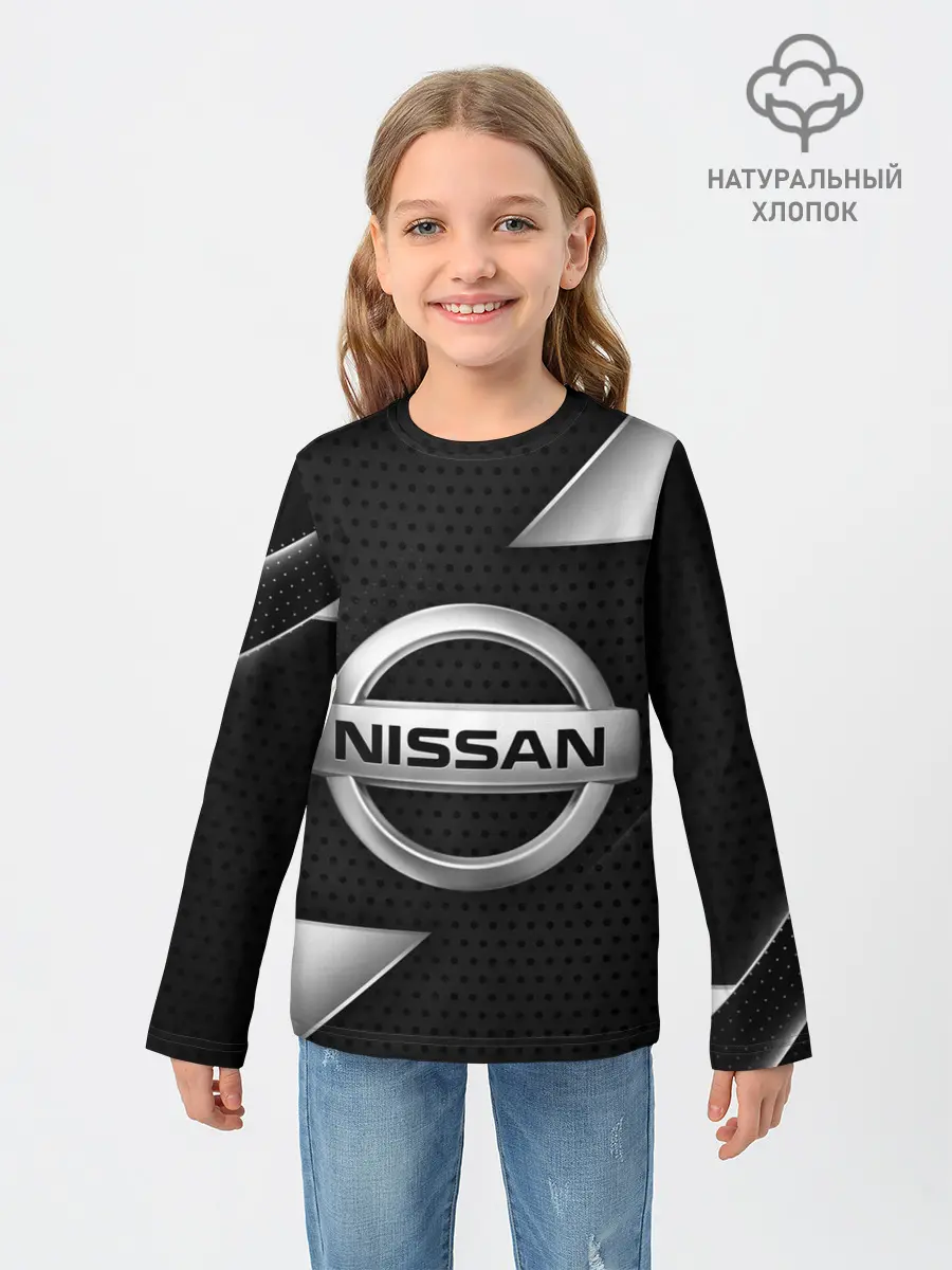 Детский лонгслив / NISSAN / НИССАН / МЕТАЛЛ