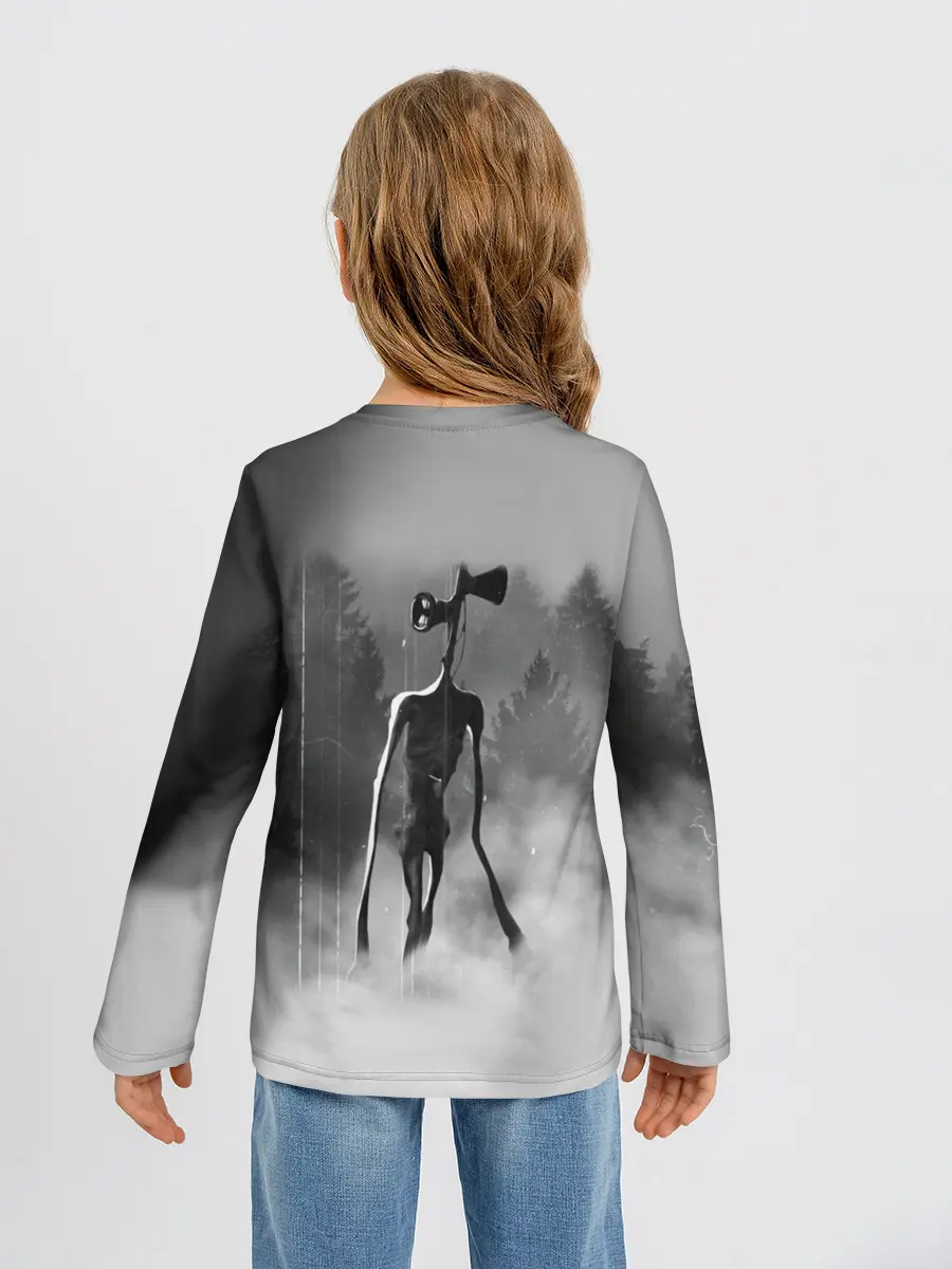 Детский лонгслив / Сиреноголовый в Лесу