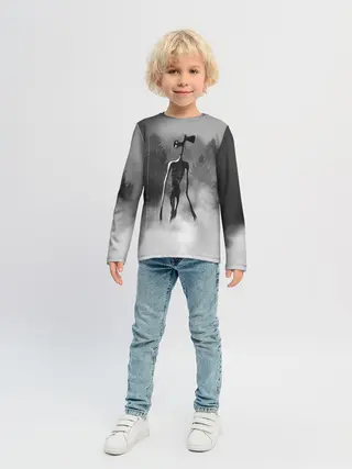 Детский лонгслив / Сиреноголовый в Лесу