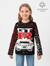Детский лонгслив / NISSAN GT-R / НИССАН GTR