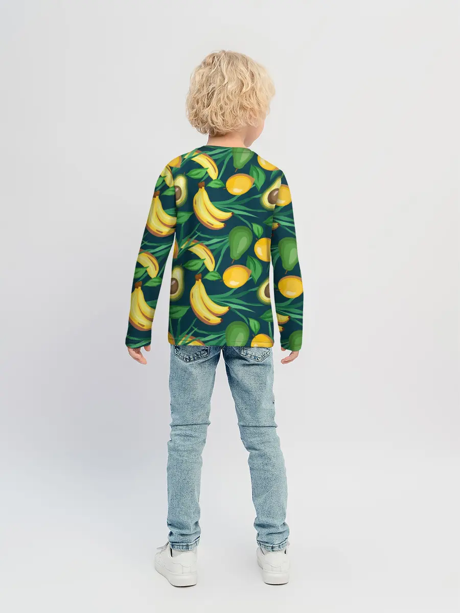 Детский лонгслив / Фрукты