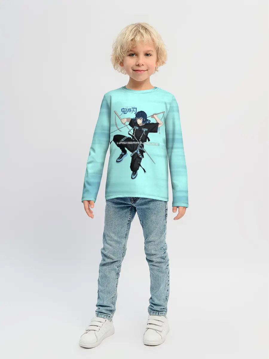 Детский лонгслив / Hashibira Inosuke Kimetsu no Yaiba