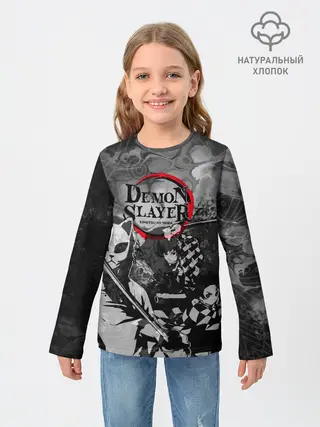 Детский лонгслив / The demons must die
