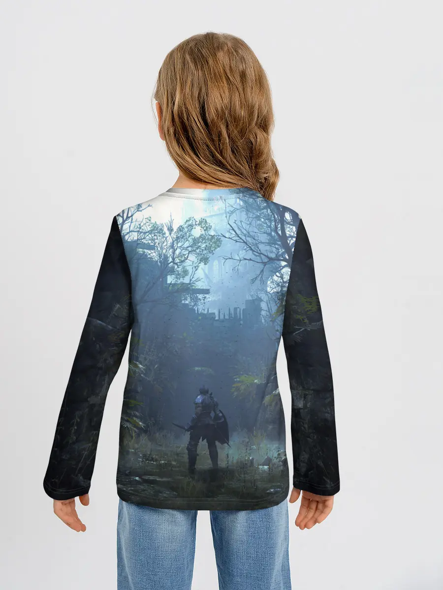 Детский лонгслив / Demons Souls art