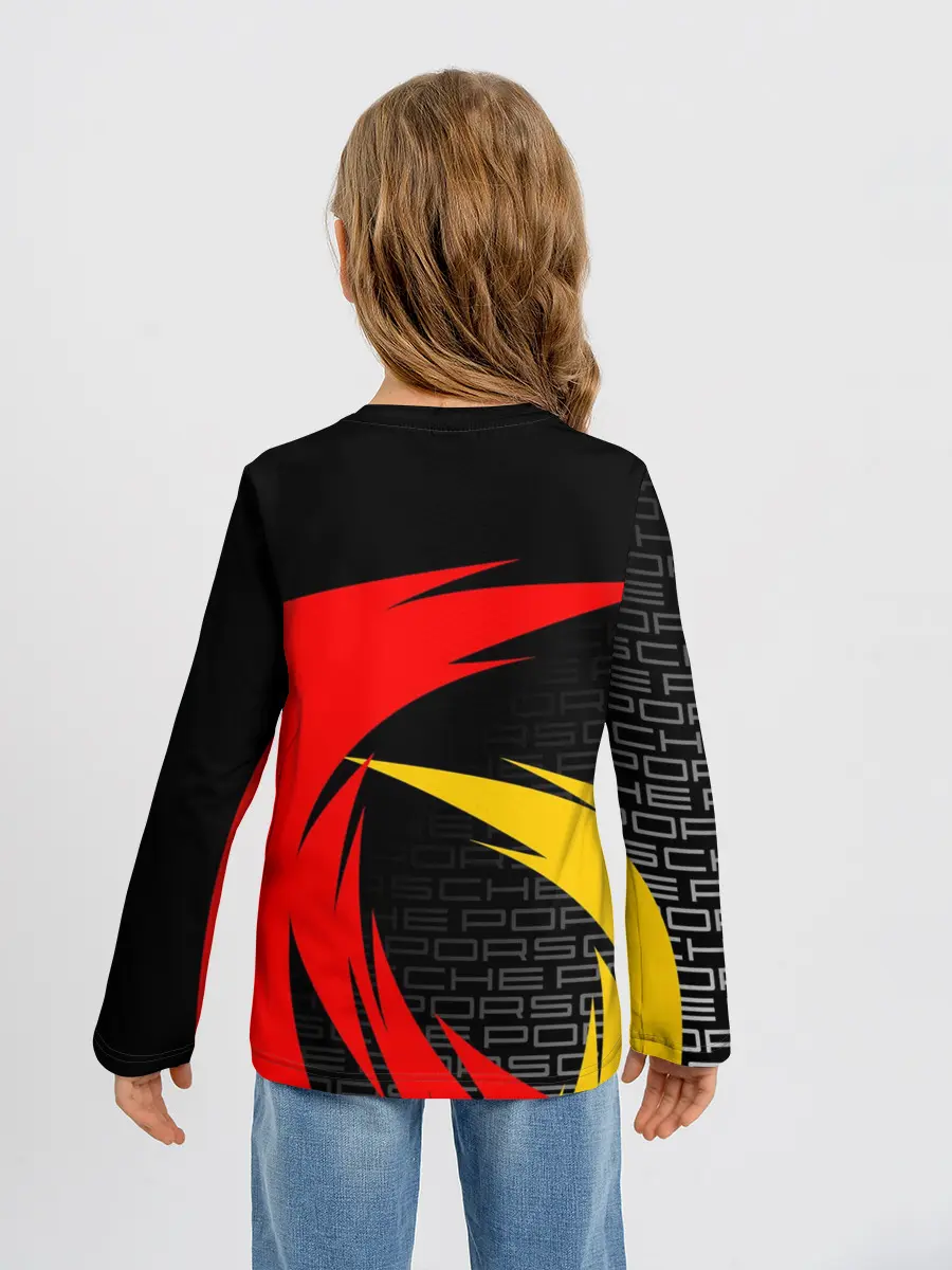 Детский лонгслив / PORSCHE / ПОРШ / СПОРТ