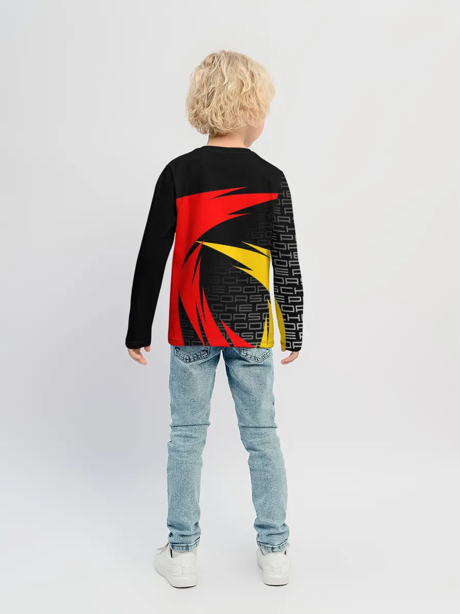 Детский лонгслив / PORSCHE / ПОРШ / СПОРТ