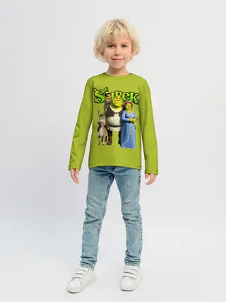 Детский лонгслив / Шрек/Shrek