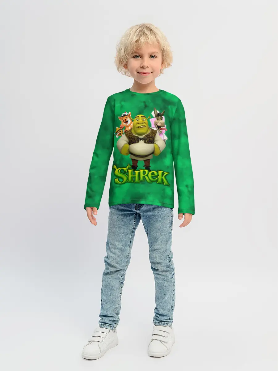 Детский лонгслив / ШРЕК