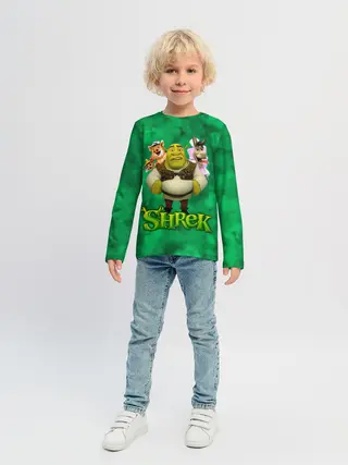Детский лонгслив / ШРЕК