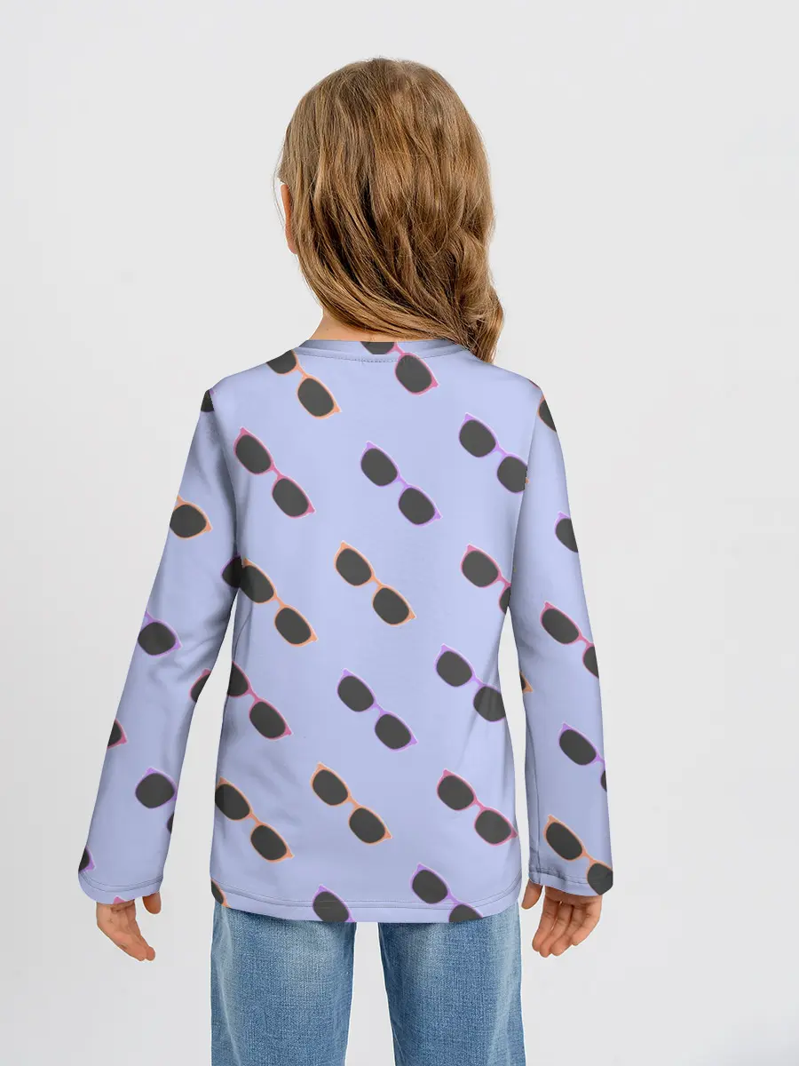 Детский лонгслив / Разноцветные очки