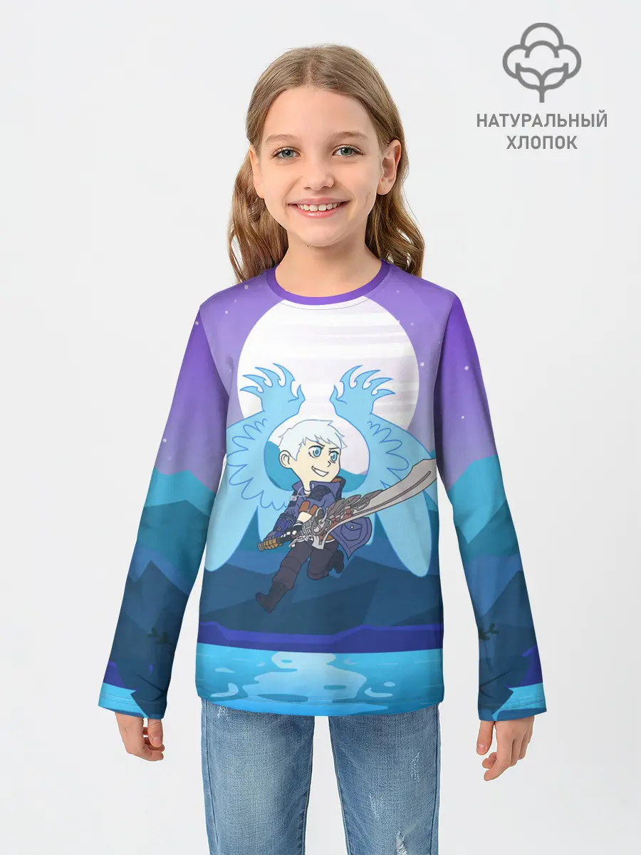 Детский лонгслив / Nero anime