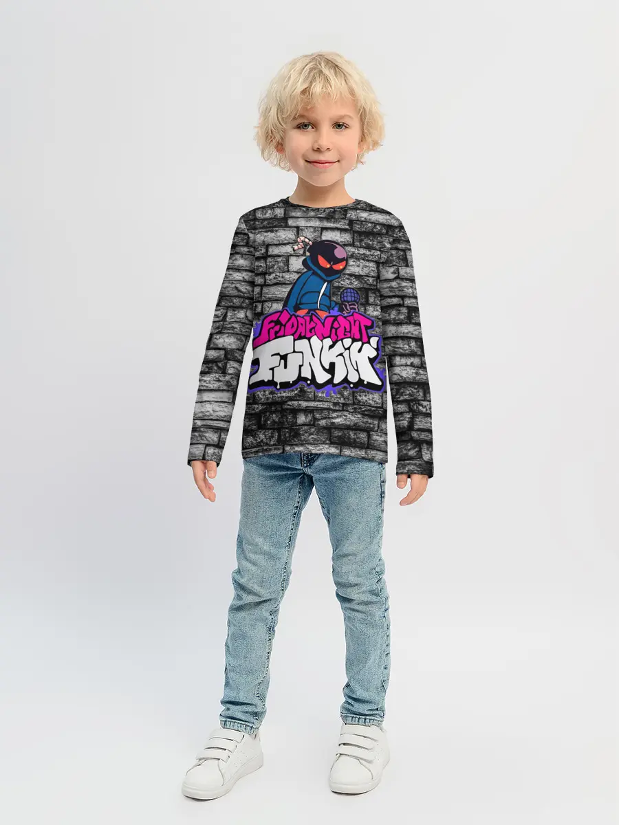 Детский лонгслив / Friday Night Funkin Bomb man B