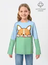 Детский лонгслив / Милый Корги
