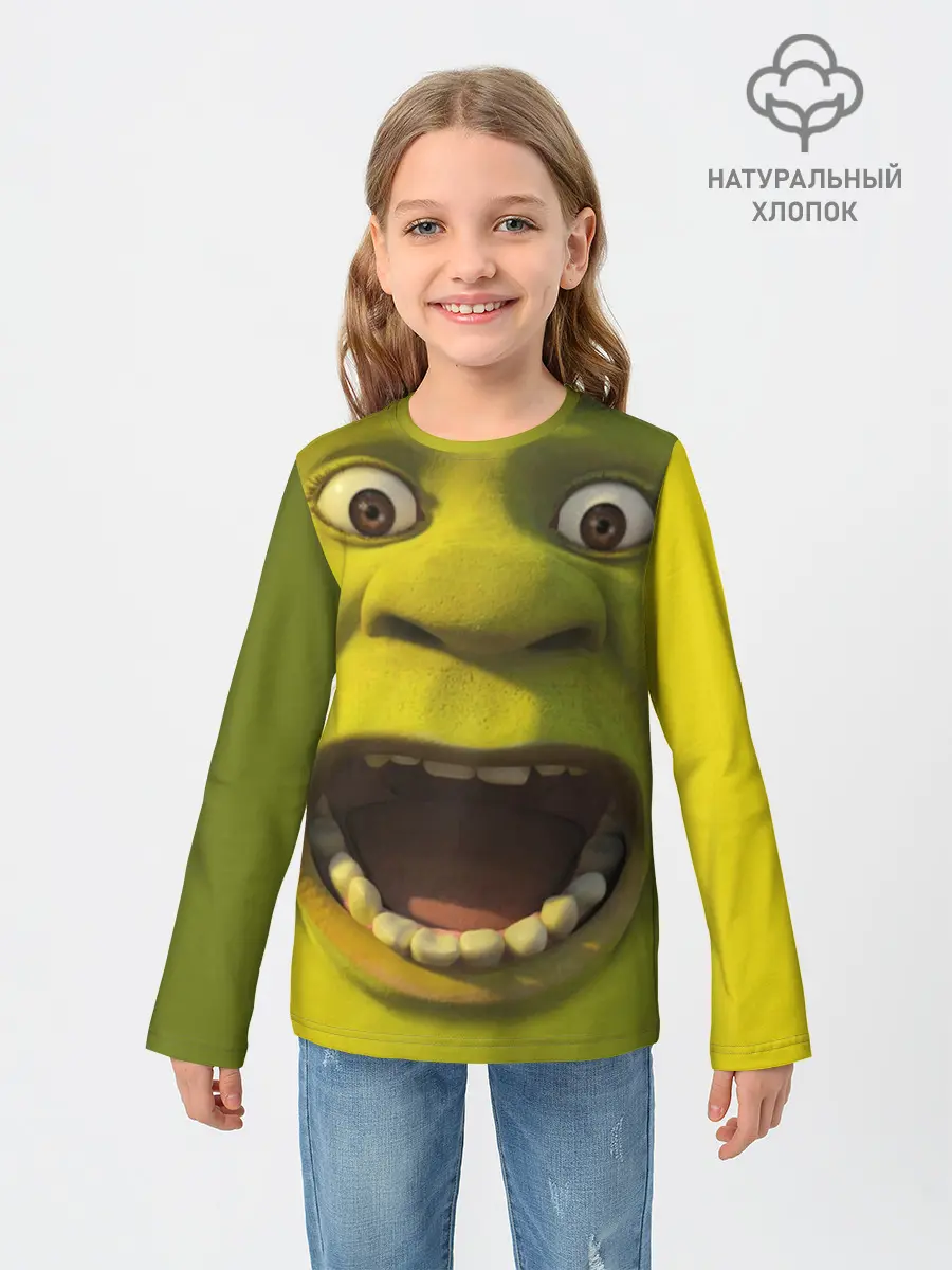 Детский лонгслив / Shrek | Шрек