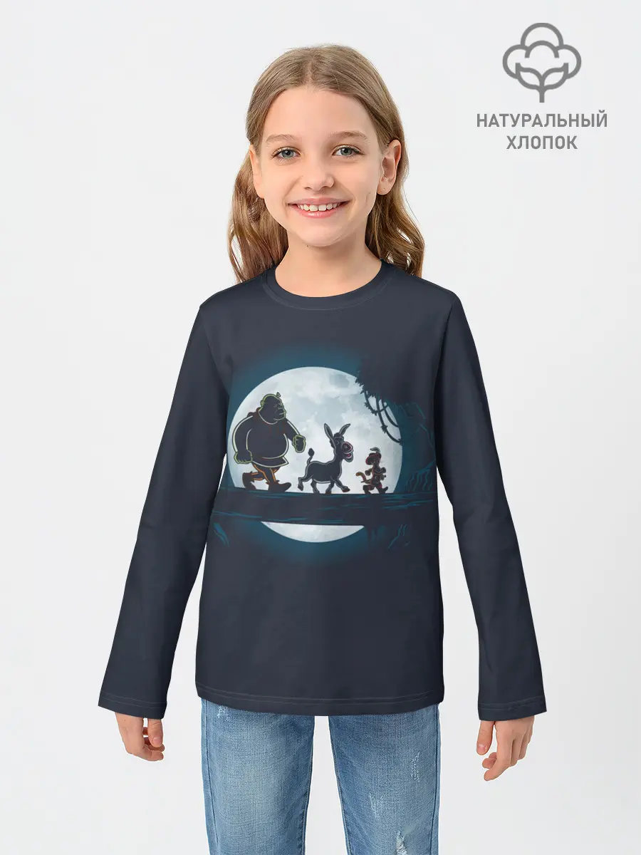 Детский лонгслив / Шрек | Shrek