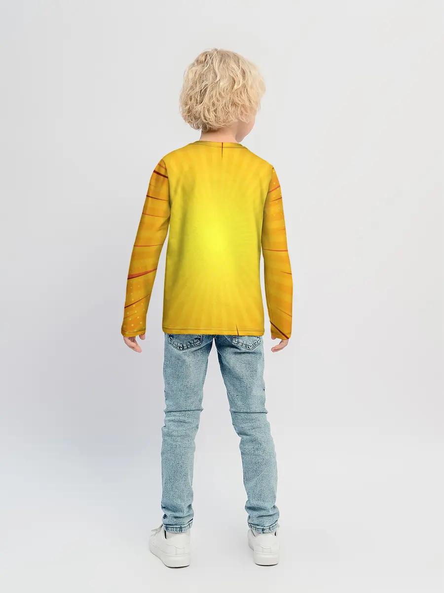 Детский лонгслив / Зеницу Агацума Kimetsu no Yaiba