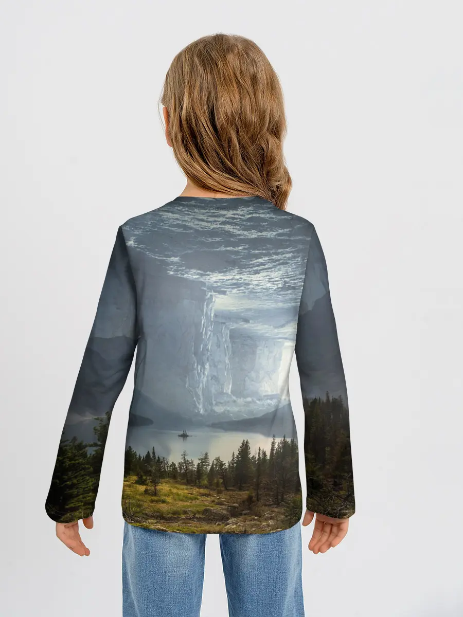 Детский лонгслив / Фантастический пейзаж