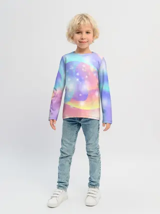 Детский лонгслив / Волшебные тропы