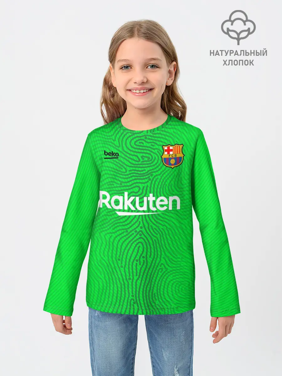 Детский лонгслив / FC Barcelona | Goalkeeper 2021/22