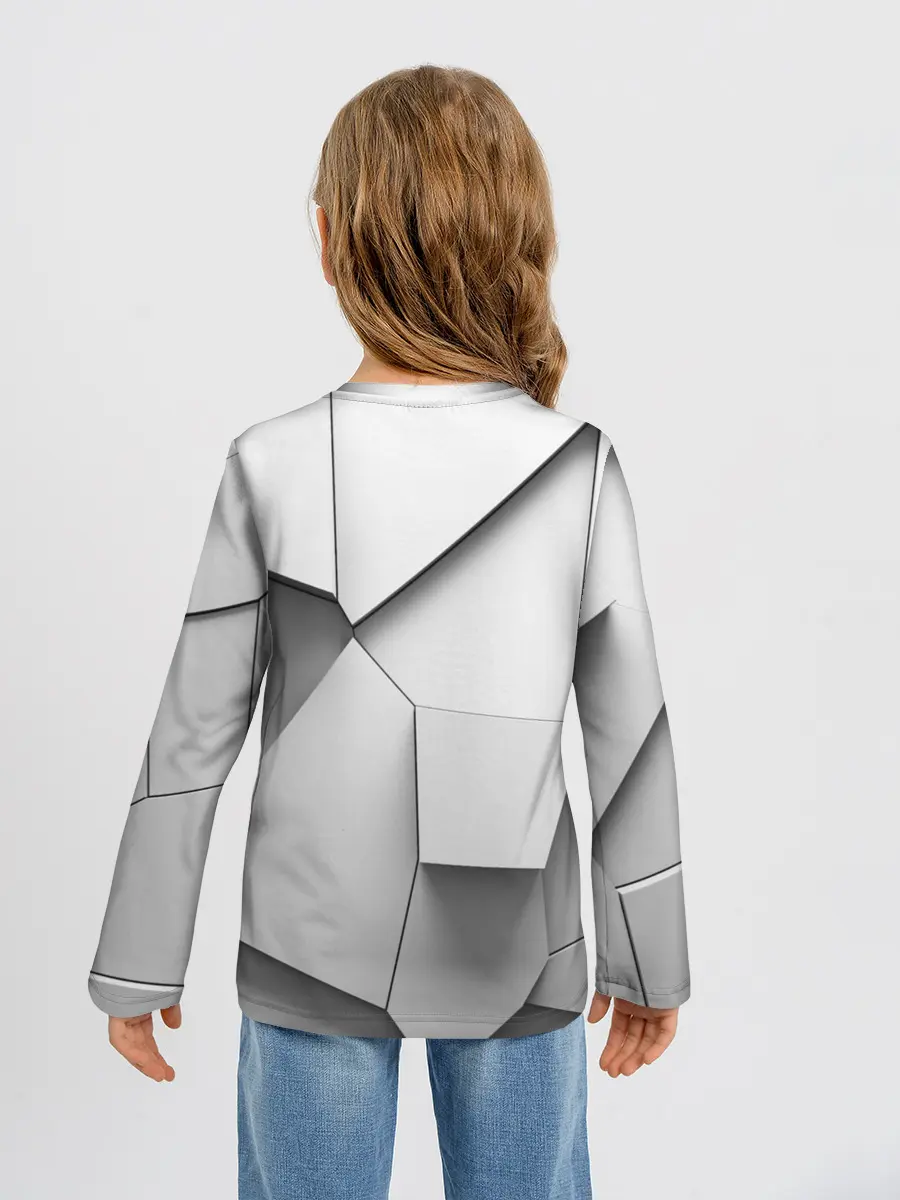 Детский лонгслив / Слом плитки